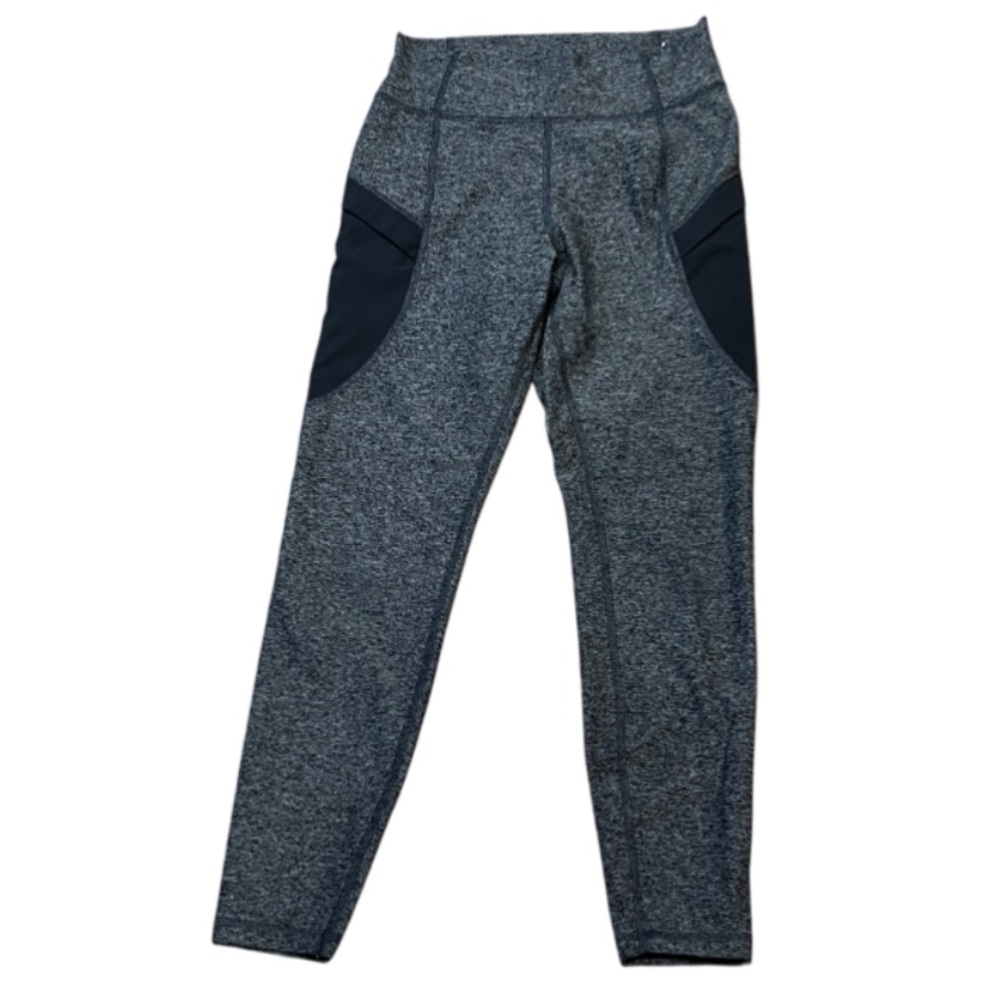 Old Navy Cloud+ 7/8 Go-Dry Gray and Black Athletic Leggings Size Small